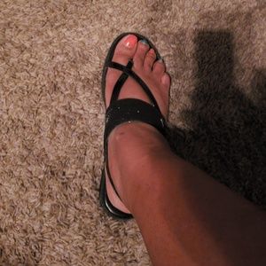 🌚Black sandals🌚